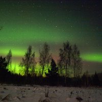 ФОТО: Очевидцы из разных регионов Латвии наблюдали северное сияние