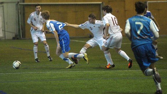 Latvijas U-21 futbola izlases pārbaudes spēle pret Metta/LU - 1