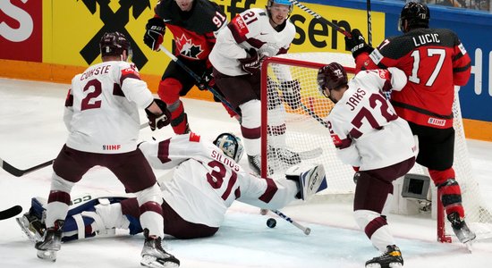 ФОТО, ВИДЕО. Как Латвия дважды вела против Канады, но проиграла