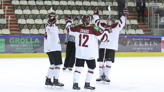 Hokejs, pasaules čempionāta: Latvijas U20 izlase - Ungārija - 3