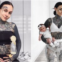 Jaunās māmiņas ikdiena: tetovētā latviete Monami dalās ar drosmīgu foto