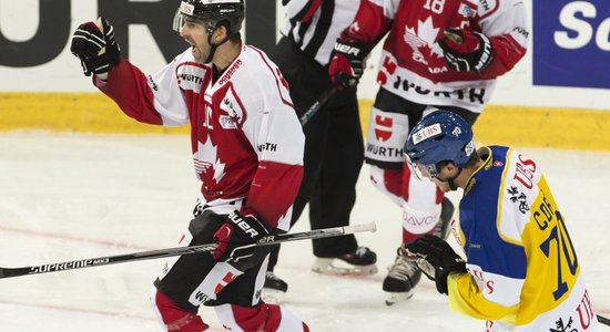ВИДЕО: Мерзликин забил себе после броска Кулды, экс-динамовец Риги принес победу Канаде