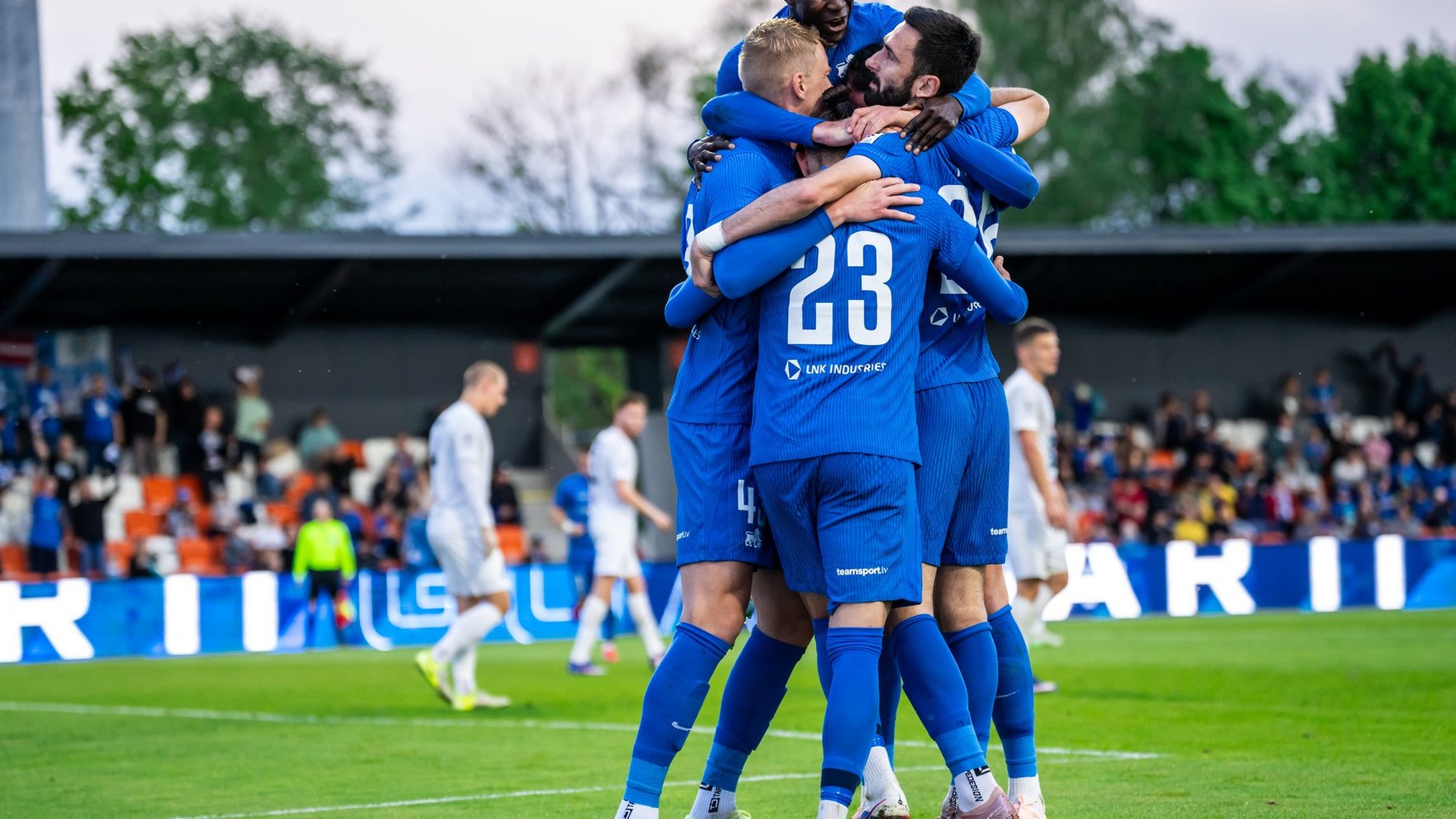 RFS pārliecinoši uzvar "Ogre United" un saglabā virslīgas līderpozīciju