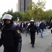 Polijas futbola līdzjutēju sadursmēs ar policistiem Madridē septiņi ievainoti