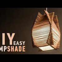 Video meistarklase: Stilīgas lampas izveide no koka skaliņiem