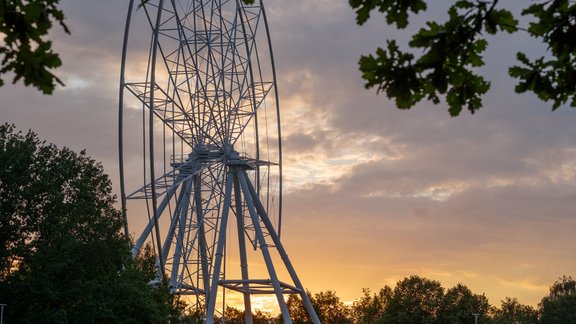 Rīgas panorāmas rata būvniecība 20240725