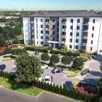 ФОТО: в Пардаугаве строится новый жилой пятиэтажный дом