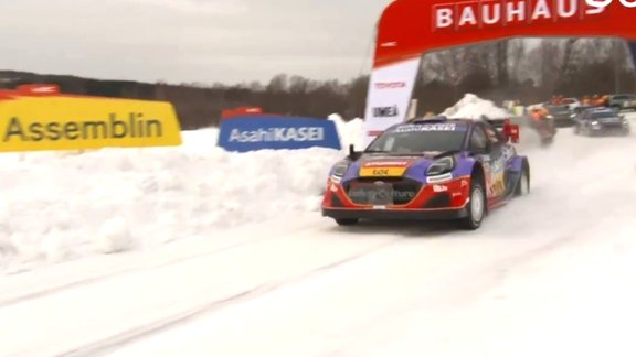 Video: Sesks ar augstvērtīgu rezultātu treniņos iesildās slavenajam Zviedrijas WRC rallijam