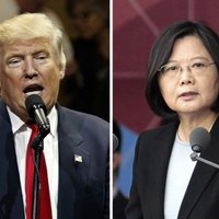 Ķīna Trampa un Taivānas prezidentes telefonsarunu skaidro kā Taivānas 'triku'