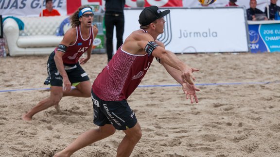 Pludmales volejbols. Jūrmala Masters. Aleksandrs Samoilovs un Jānis Šmēdiņš - 9