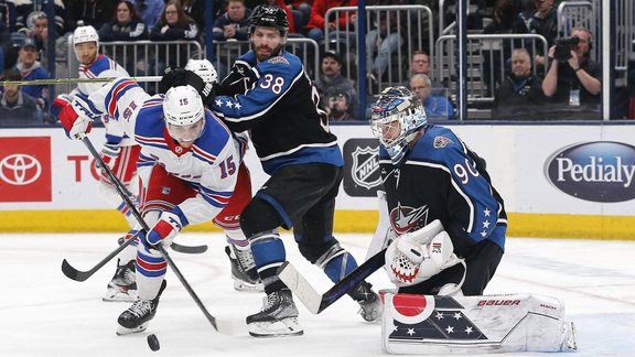 Elvis Merzļikins, hokejs, Blue Jackets