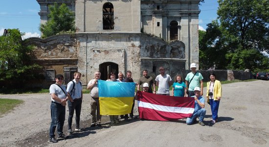 Foto: RTU zinātnieku darbs Ukrainā palīdz glābt sagrautos kultūras pieminekļus