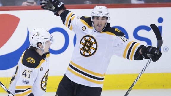 Boston Bruins left wing Brad Marchand 