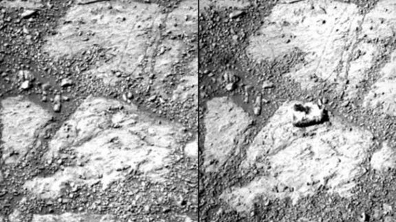 NASA rock Mars