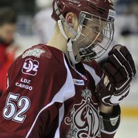 Rīgas 'Dinamo' debitants Gatis Sprukts: atšķirība starp KHL un MHL ir jūtama