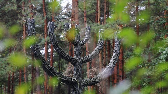 Piemiņas brīdis Nacisma upuru piemiņas memoriālā Rumbulā - 22