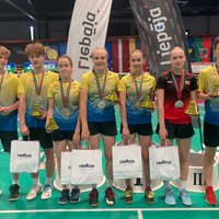 Ukrainas badmintonisti Liepājā izcīna četras no piecām 'Yonex Latvia U17' turnīra trofejām