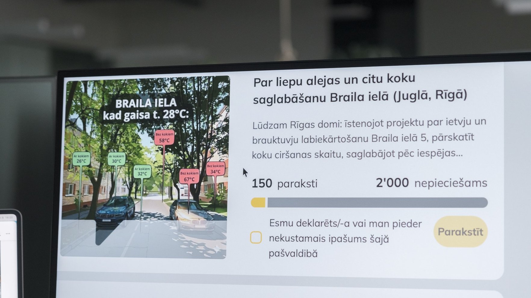Juglā turpinās strīds par koku ciršanu; dome apgal