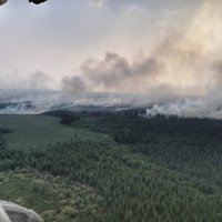 Foto: Sibīrijā plosās plaši meža ugunsgrēki; reģionā izsludina ārkārtas stāvokli